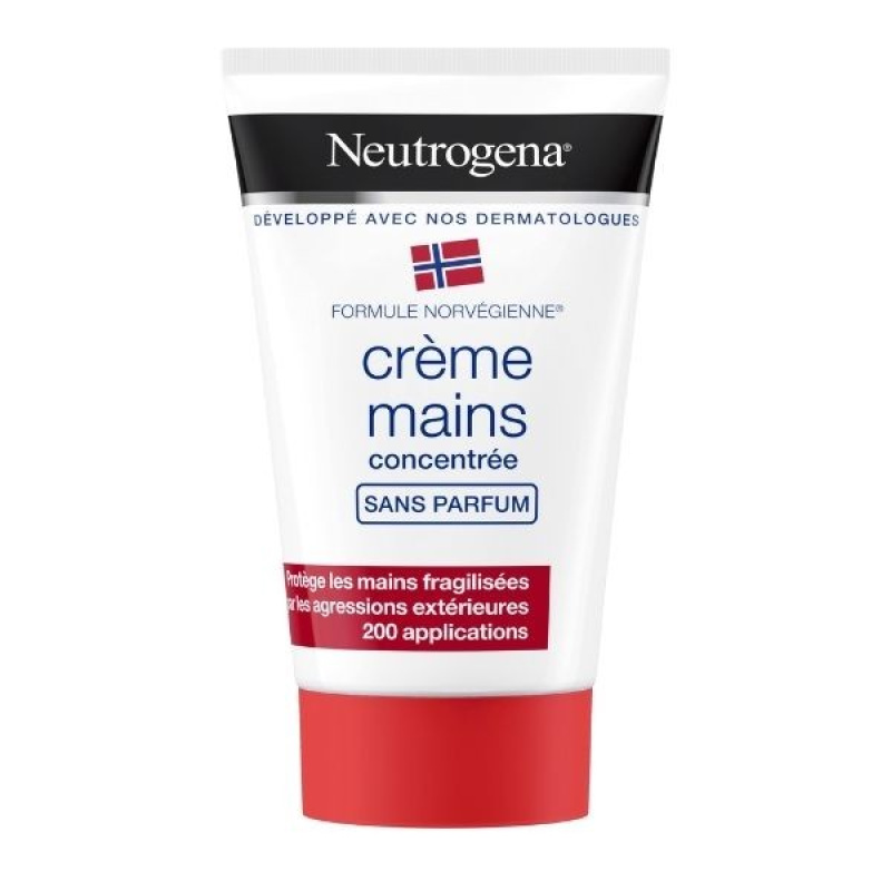 Neutrogena Crème Mains Concentrée Non Parfumée Formule Norvégienne 50ml