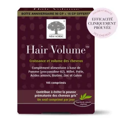 New Nordic Hair Volume 90 comprimés + 15 comprimés Offerts